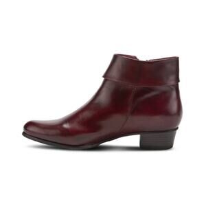 Spring Step Stockholm Boot Bordeaux Leather Size 8.5 US 39 EU NIB Pull On Bootie